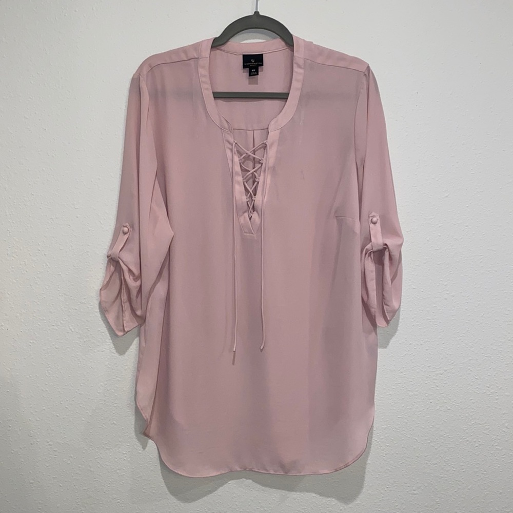WORTHINGTON WOMAN Peach Colored Blouse